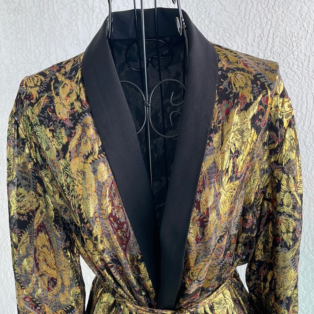 Metallic robe